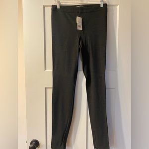Vince Charcoal Grey Stretch Pants, Zippered at bottom, great look for day/night